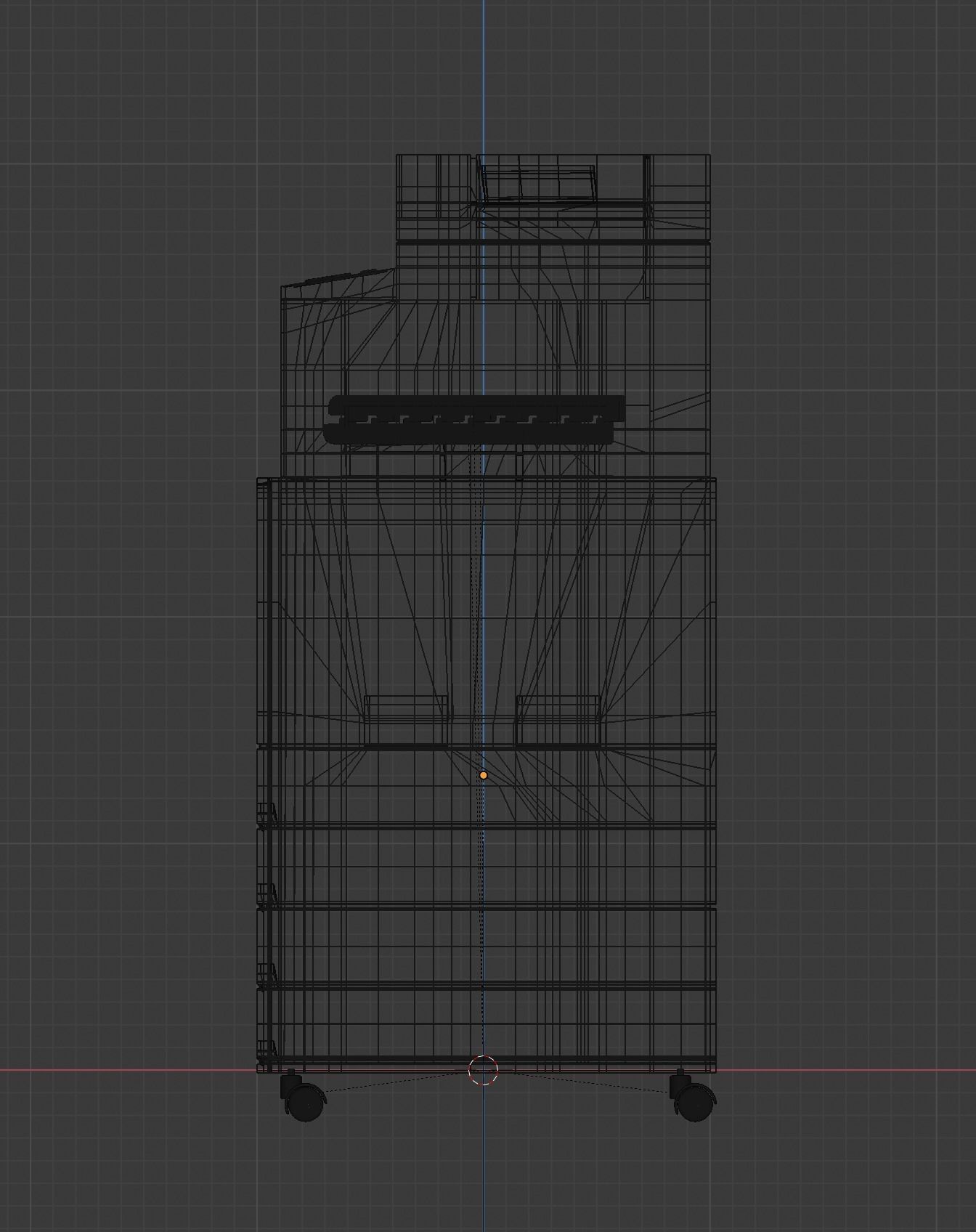 Printer  Scanner Low Poly Subdivison On Low-poly 3D model_13