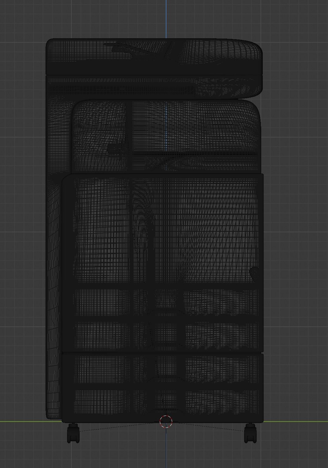 Printer  Scanner Low Poly Subdivison On Low-poly 3D model_12