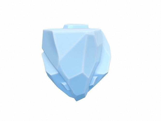 Iceberg ice cube 3D model