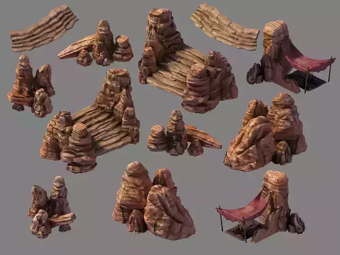 Stone Blood Festival Canyon - Broken Stones 02