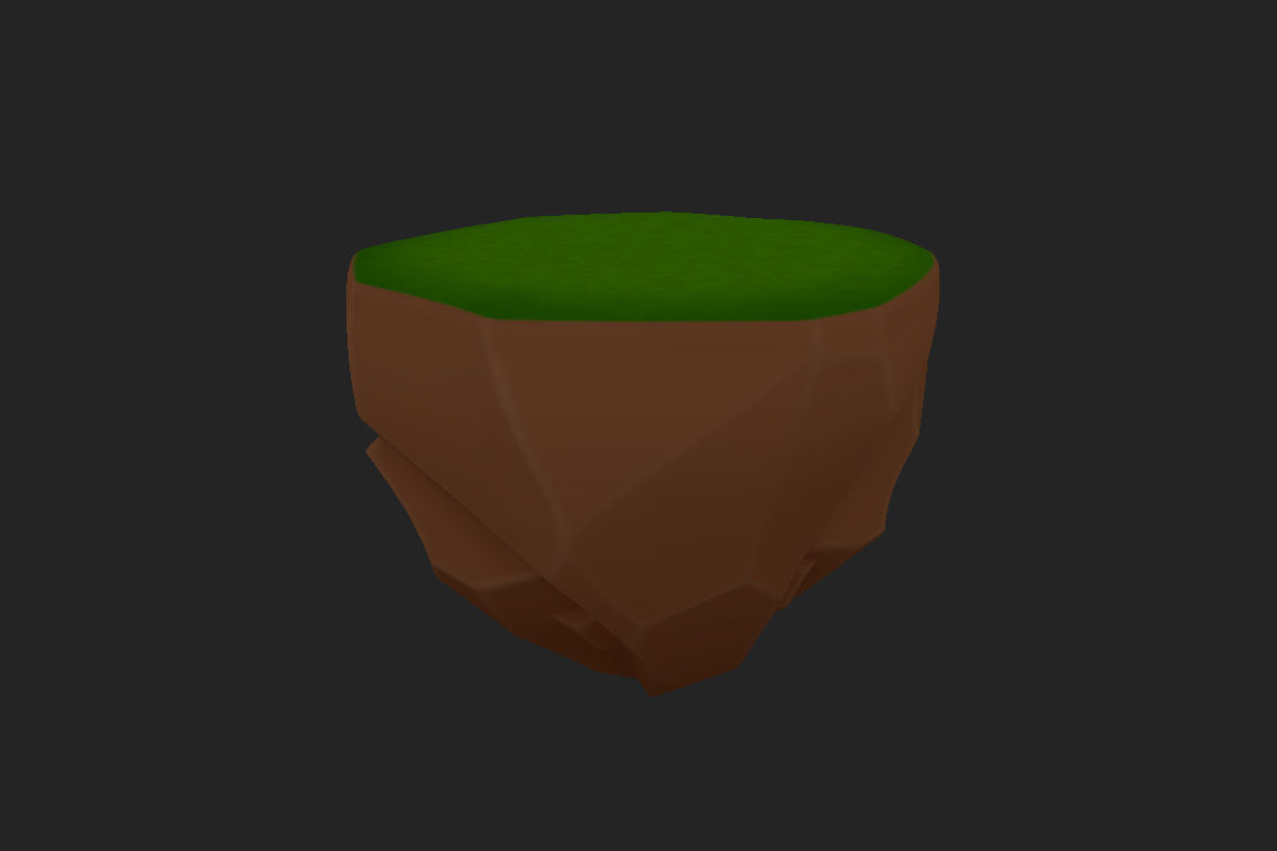 Floating Island 3D model_10