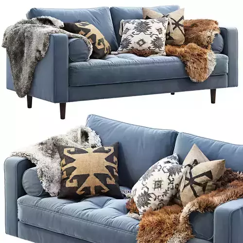 Article Sven Loveseat Sofa 3D model