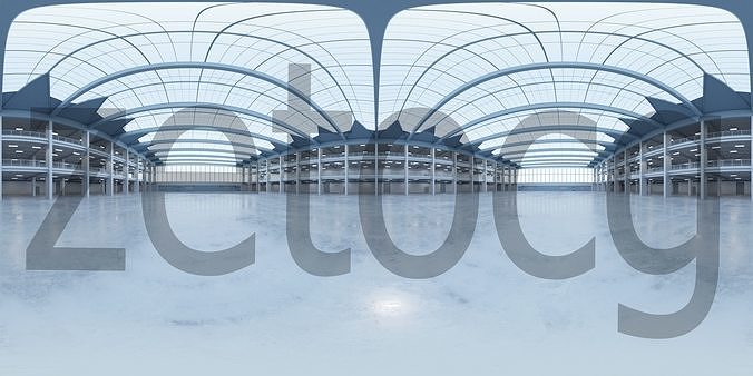 HDRI - Industrial Hall Interior 1 Texture