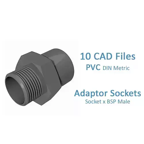 PVC Adaptor Sockets - Socket x BSP Male