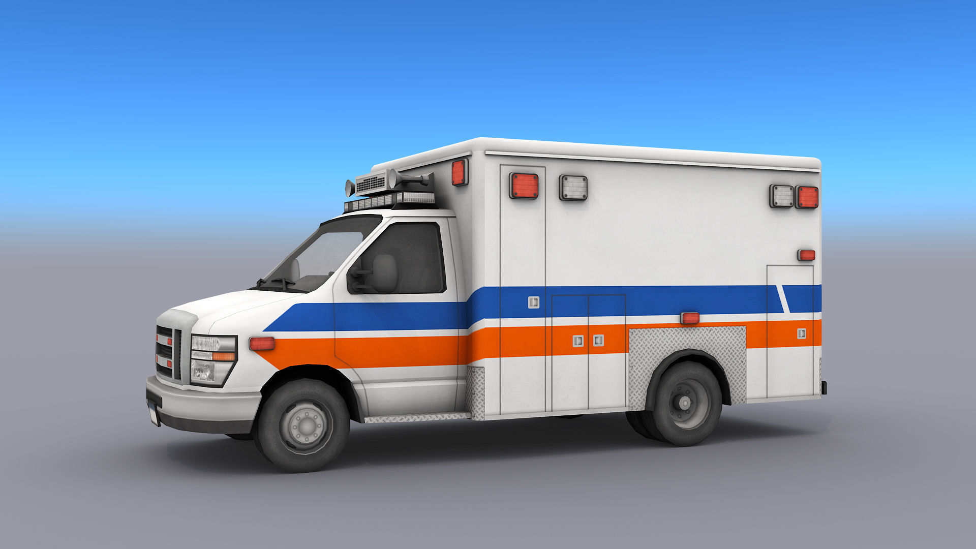 Service Vehicles 3D Model Collection_4