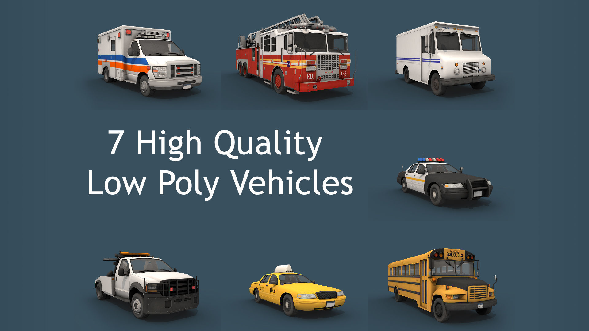 Service Vehicles 3D Model Collection_22