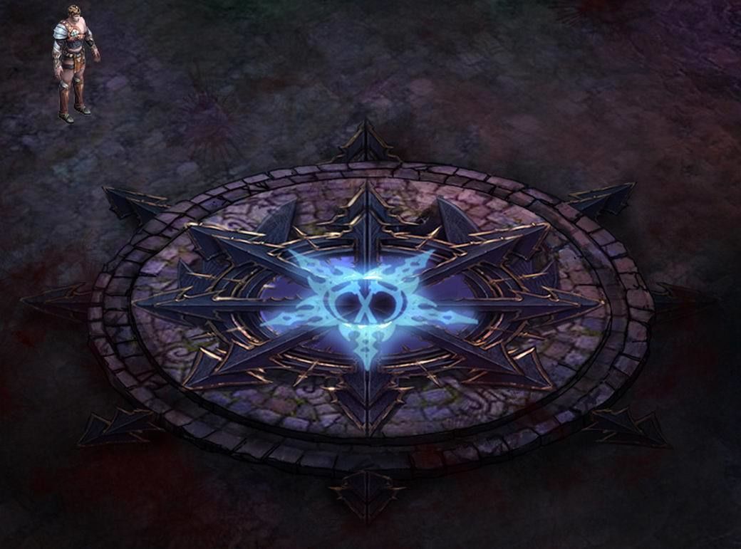 Stone Blood Birds Secret Room - Magic Table 01 3D model_4