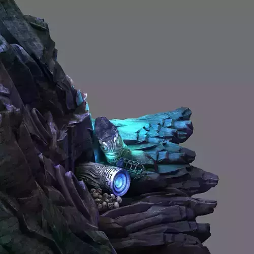 Stone Blood Birdhouse Chamber - Wall 01