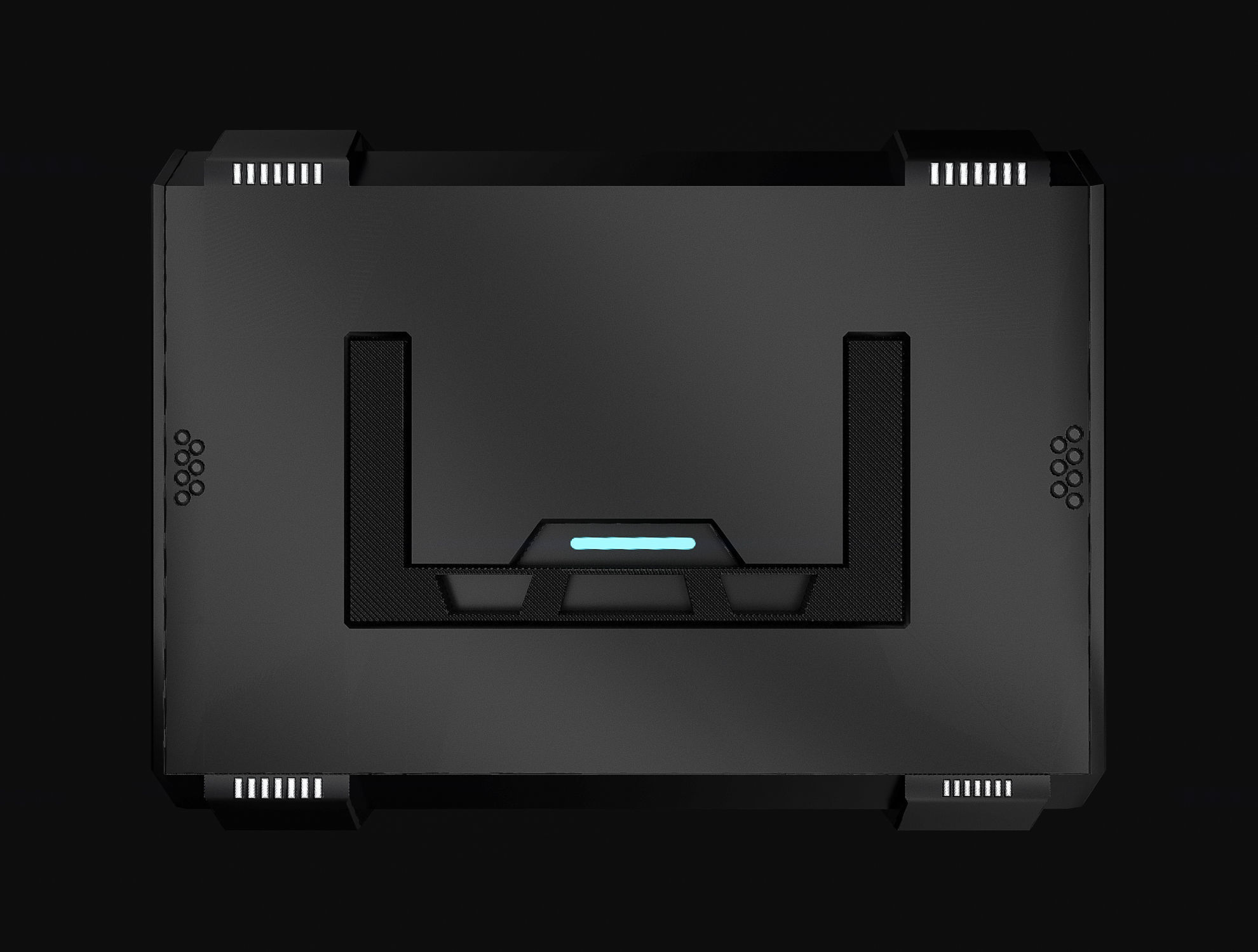Sci-fi Crate Low-poly 3D model_4