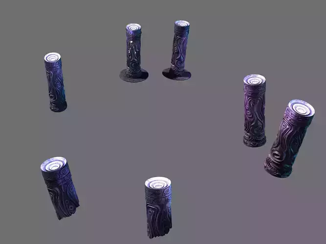 Stone Blood Bird House Room - Totem Pole 01