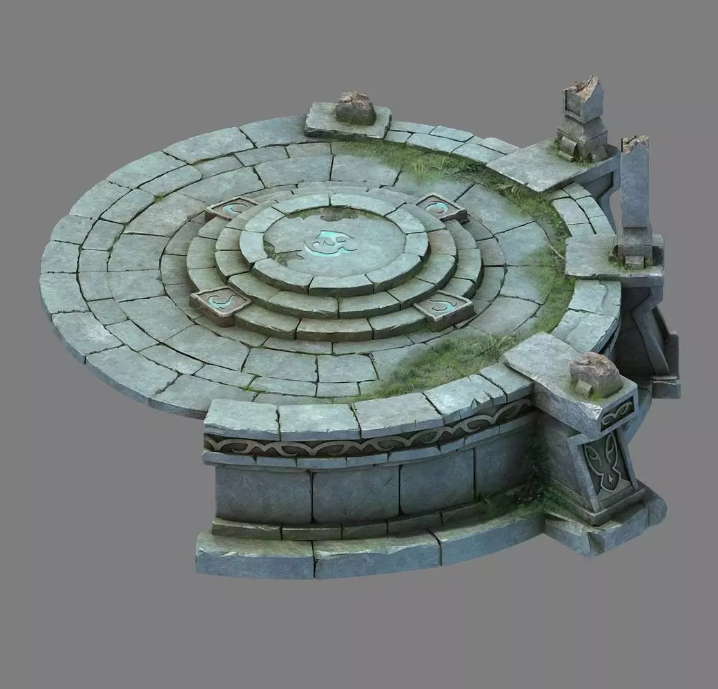 Stone Leprechaun Forest - Shitai 02 3D model