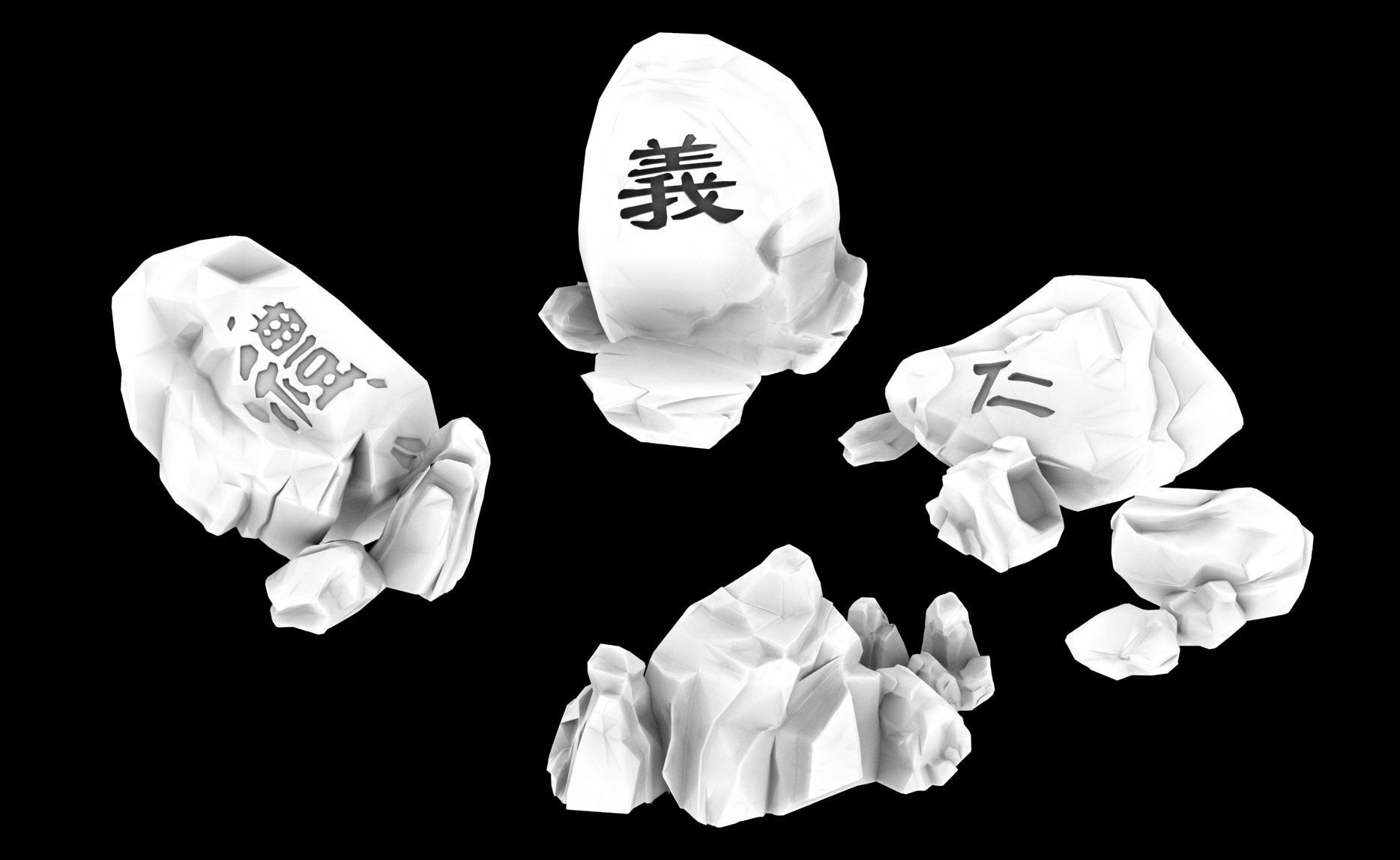 Stone Field - Stone 71 3D model_3