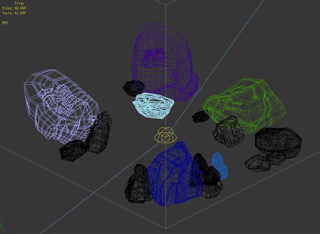 Stone Field - Stone 71 3D model_5