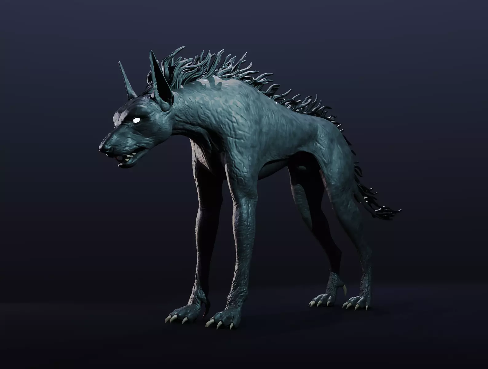 Hellhound Zbrush 3D model