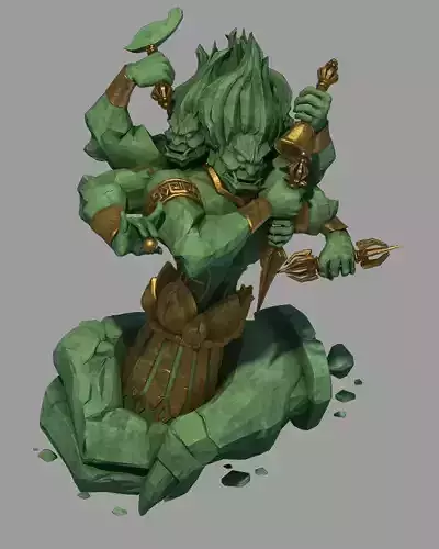 Stone Art Stone Sculpture - Hand Holding Statue