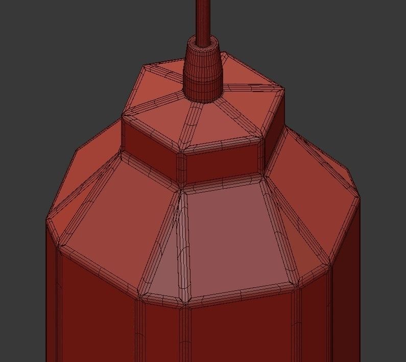 Moroccan three christmas ornaments hanging 3D model_6