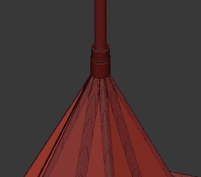 Moroccan three christmas ornaments hanging 3D model_5