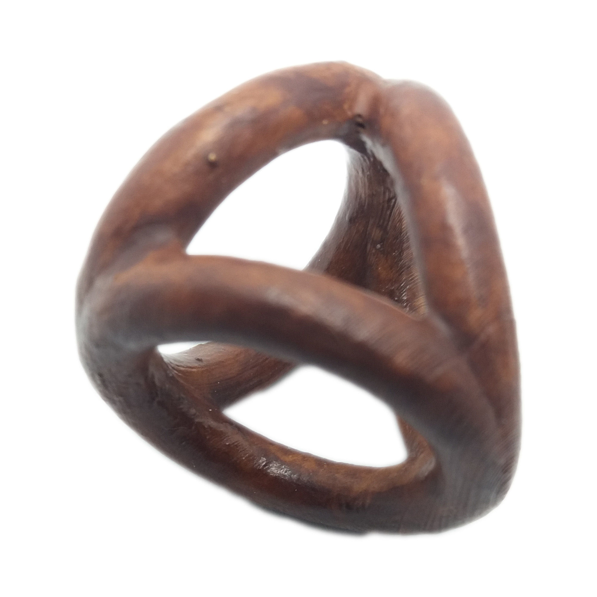 Scarf buckle triple ring with diameter 25mm  3D print model_1