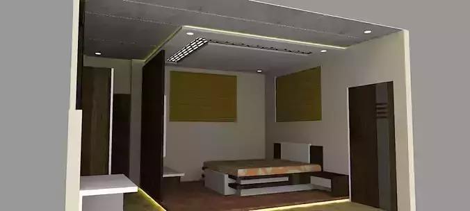 BEDROOM 1 with bed and dresser