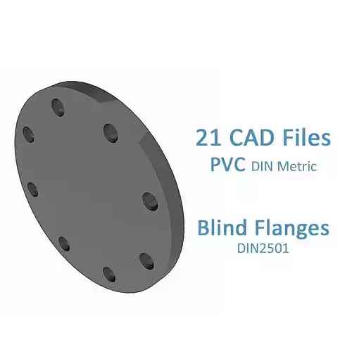PVC Blind Flanges - DIN2501