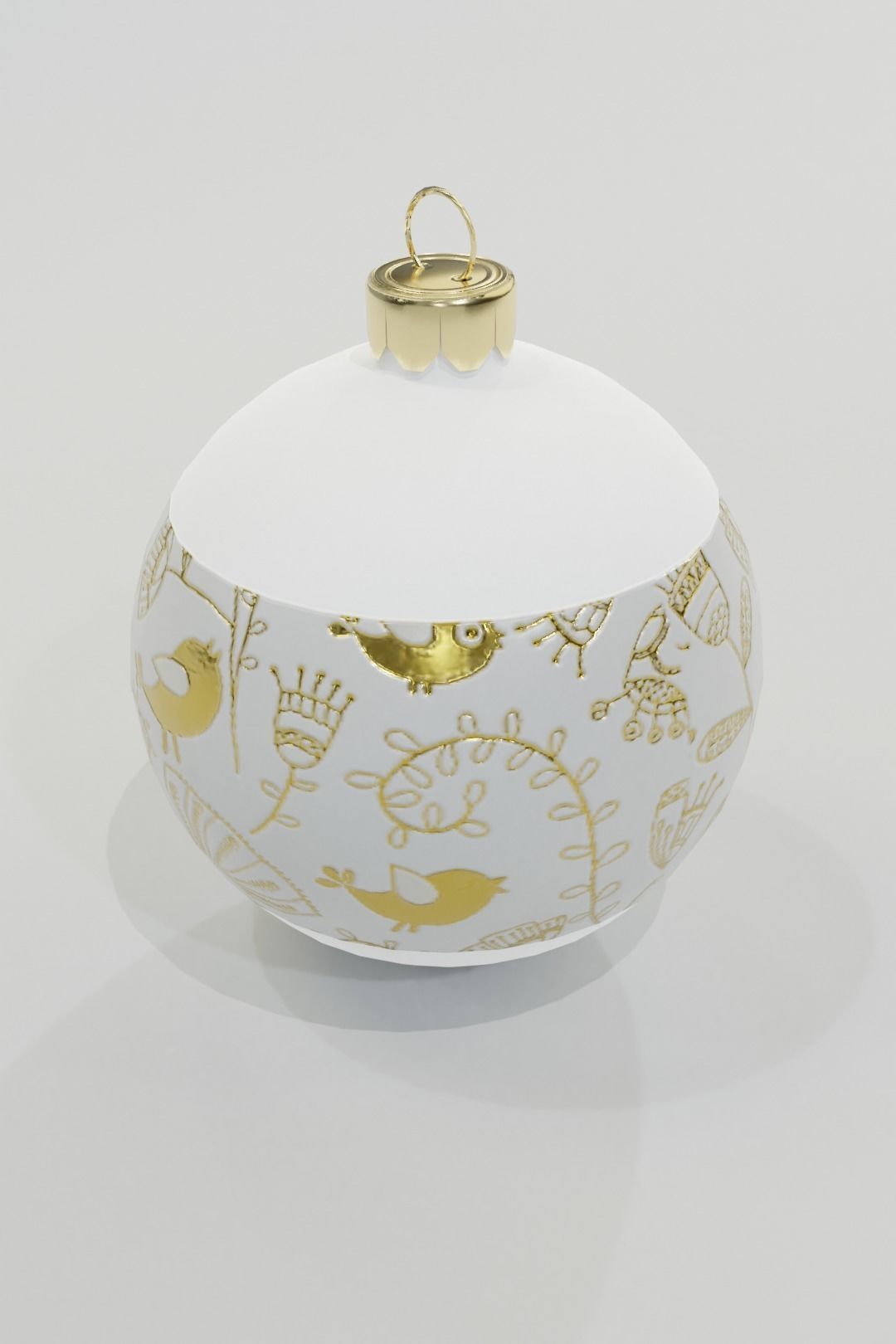 Christmas Baubles - 3D Low-poly 3D model_6