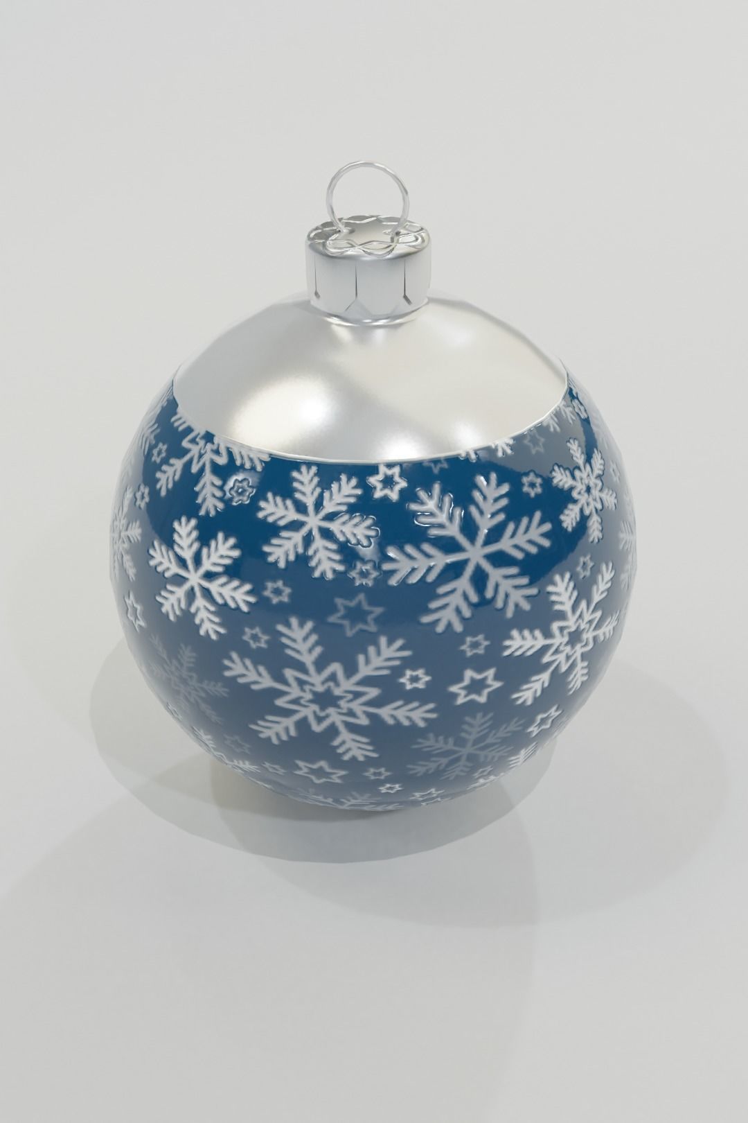 Christmas Baubles - 3D Low-poly 3D model_7