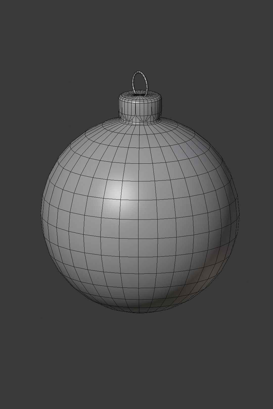 Christmas Baubles - 3D Low-poly 3D model_12