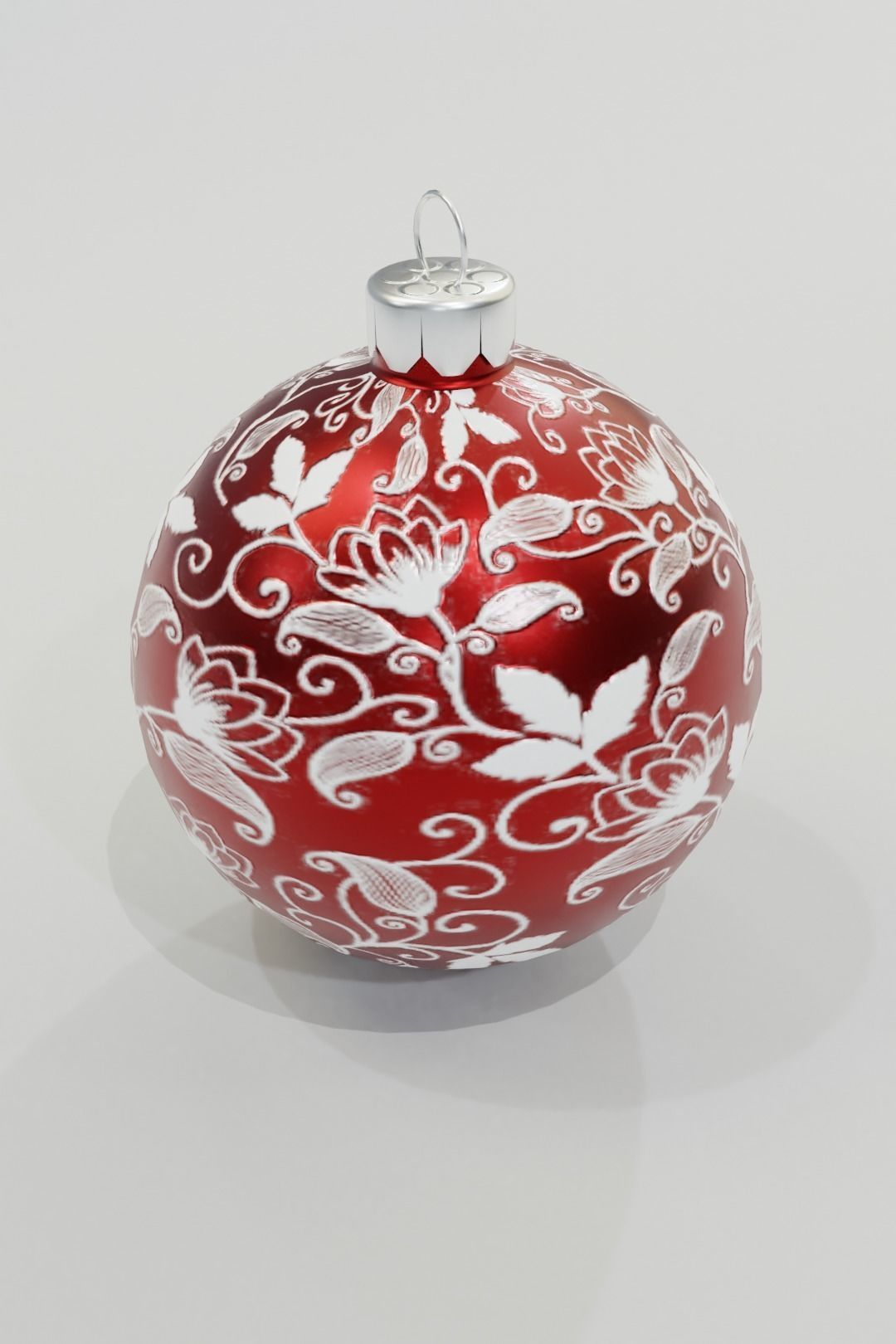 Christmas Baubles - 3D Low-poly 3D model_11
