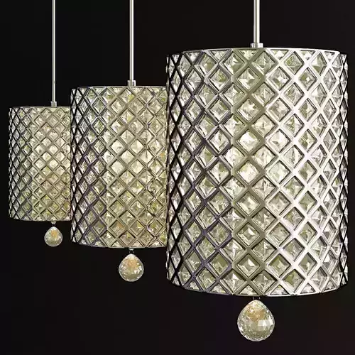 Crystal pendant lamp
