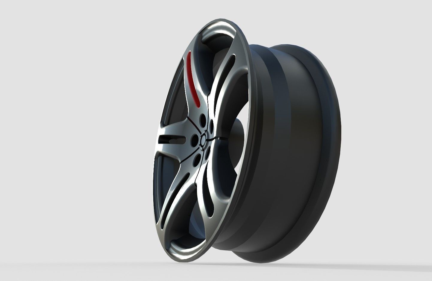 Rim 17 in M4 3D model_9