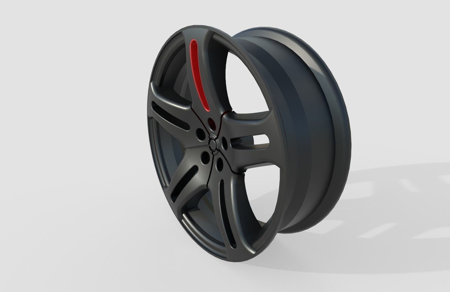 Rim 17 in M4 3D model_7