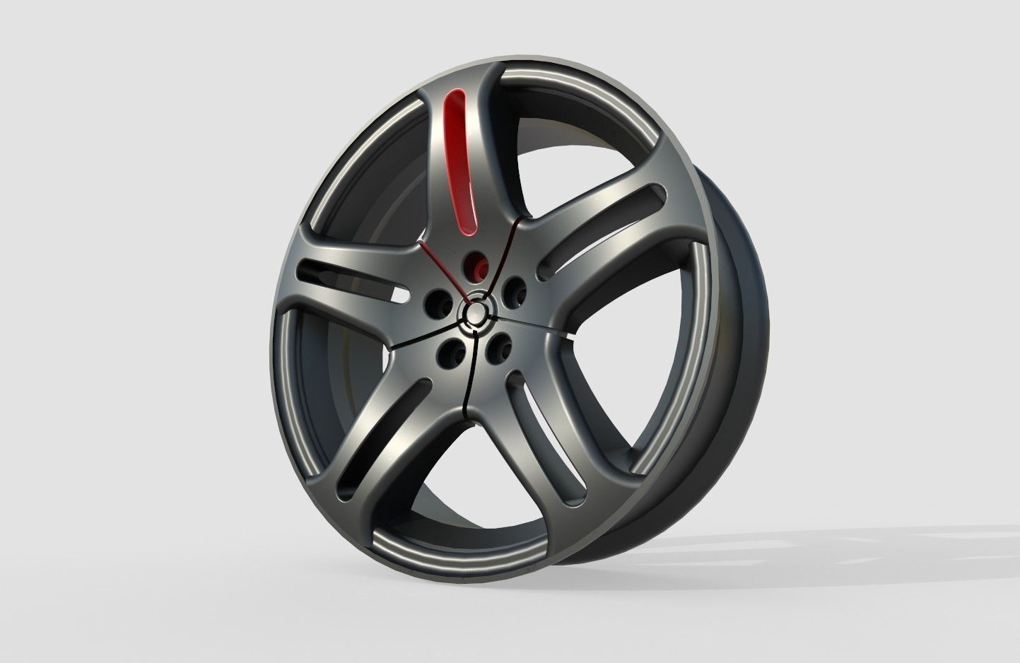 Rim 17 in M4 3D model_5