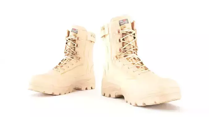 Military boots of color sand 15