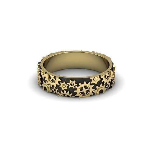 Clockwork ring 3D print model