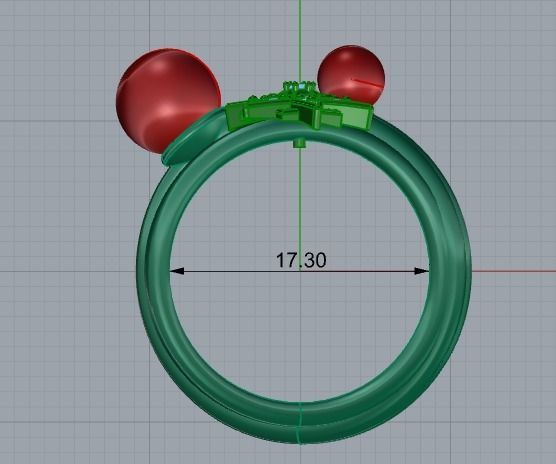 Stern ring 3D print model_3