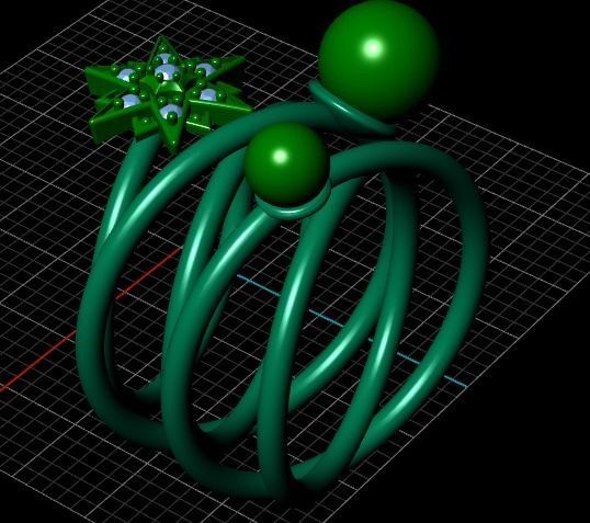 Stern ring 3D print model_6