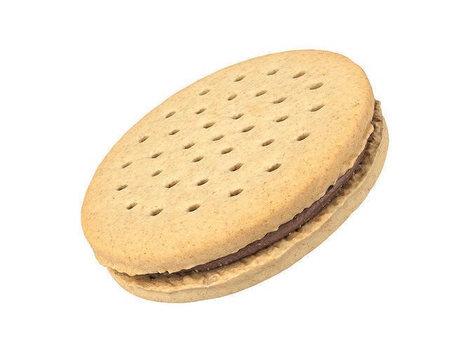 Photorealistic Cookie Sandwich 3D Scan 1 3D model