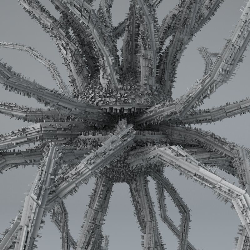 Sci -Fi Shapes - The Parasite 3D model_15