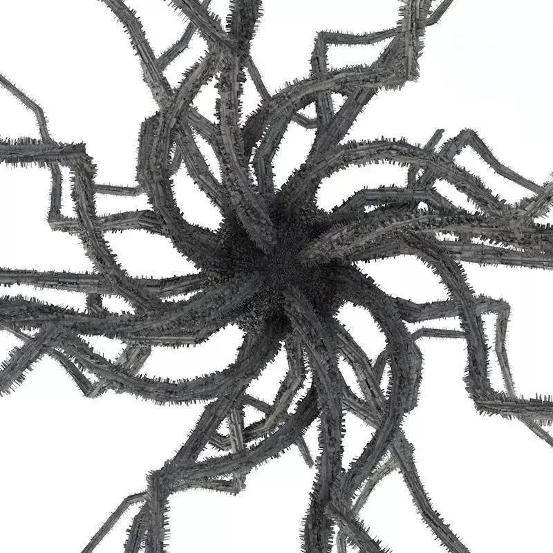 Sci -Fi Shapes - The Parasite 3D model_0