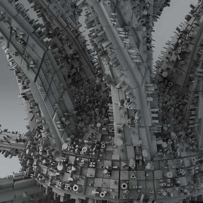 Sci -Fi Shapes - The Parasite 3D model_16