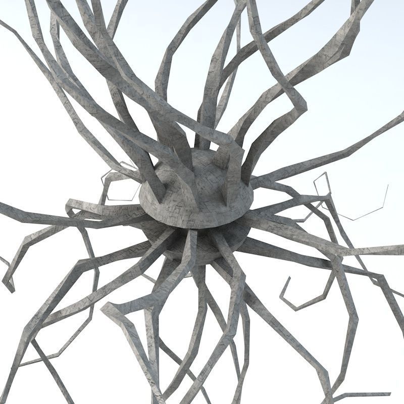 Sci -Fi Shapes - The Parasite 3D model_8