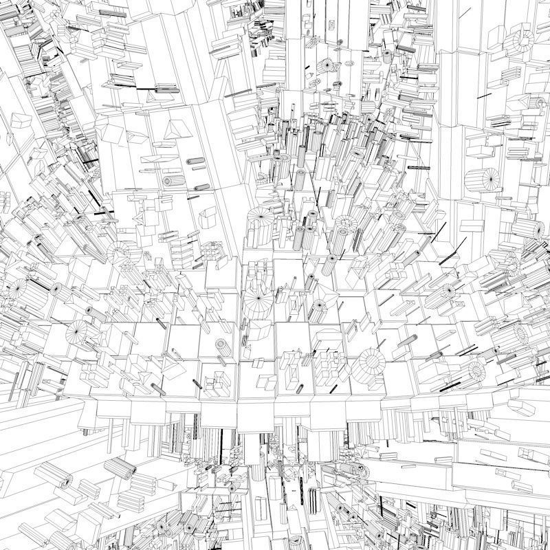 Sci -Fi Shapes - The Parasite 3D model_22