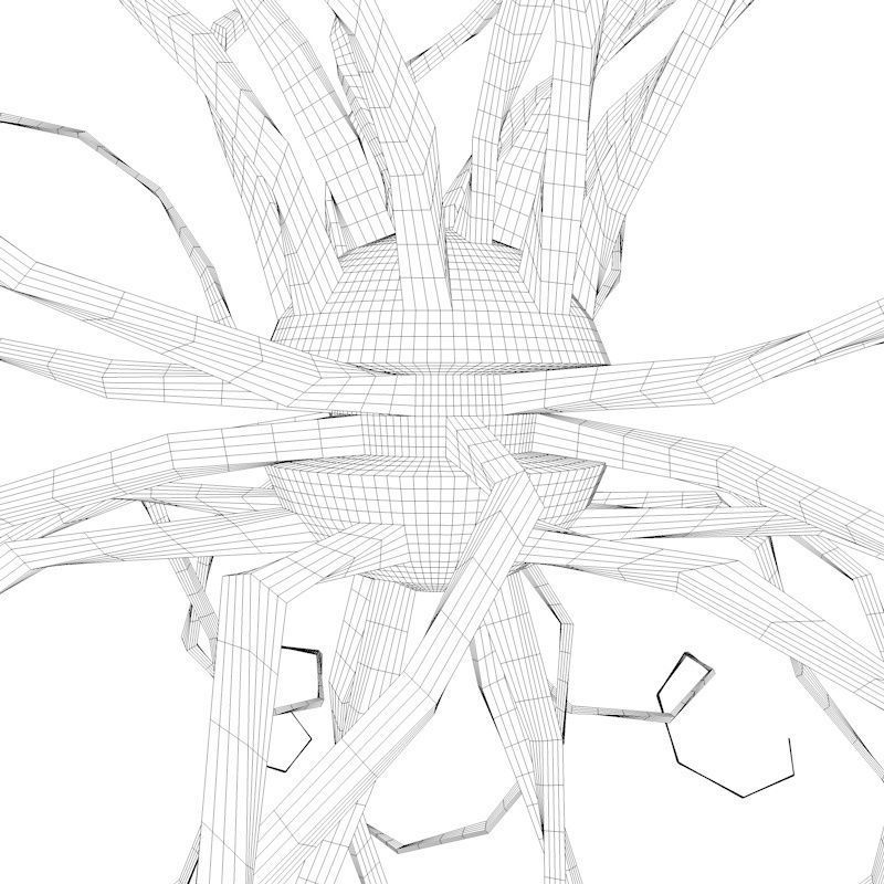 Sci -Fi Shapes - The Parasite 3D model_17