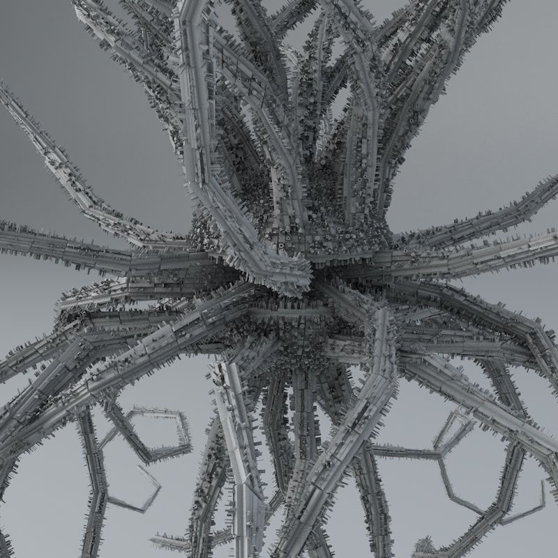 Sci -Fi Shapes - The Parasite 3D model_13