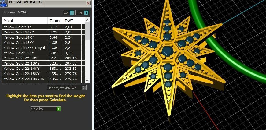 Stern pendant 3D print model_3