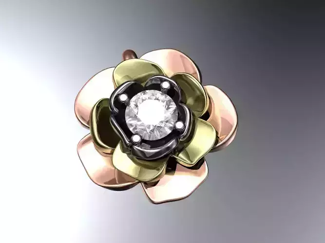 Rose pendant