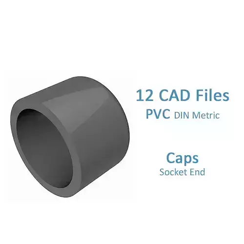 PVC Caps - Metric Socket End