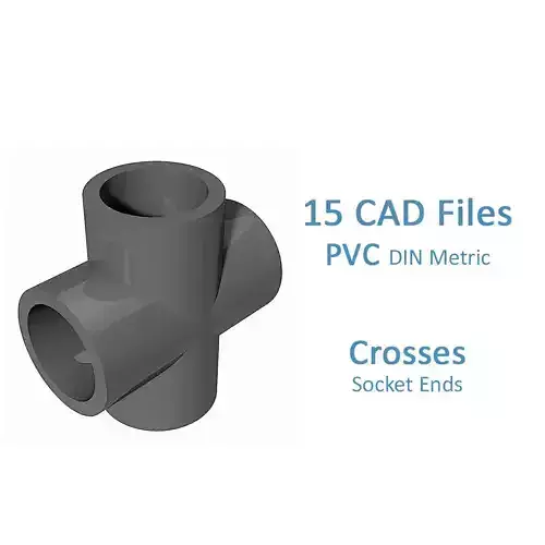 PVC Crosses - Socket Ends