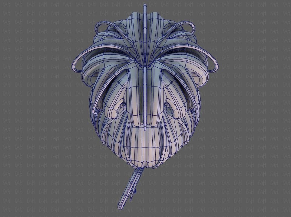 3D Hair style for girl V80 Low-poly 3D model_34