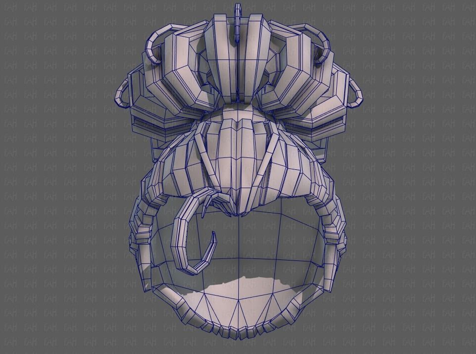 3D Hair style for girl V80 Low-poly 3D model_40